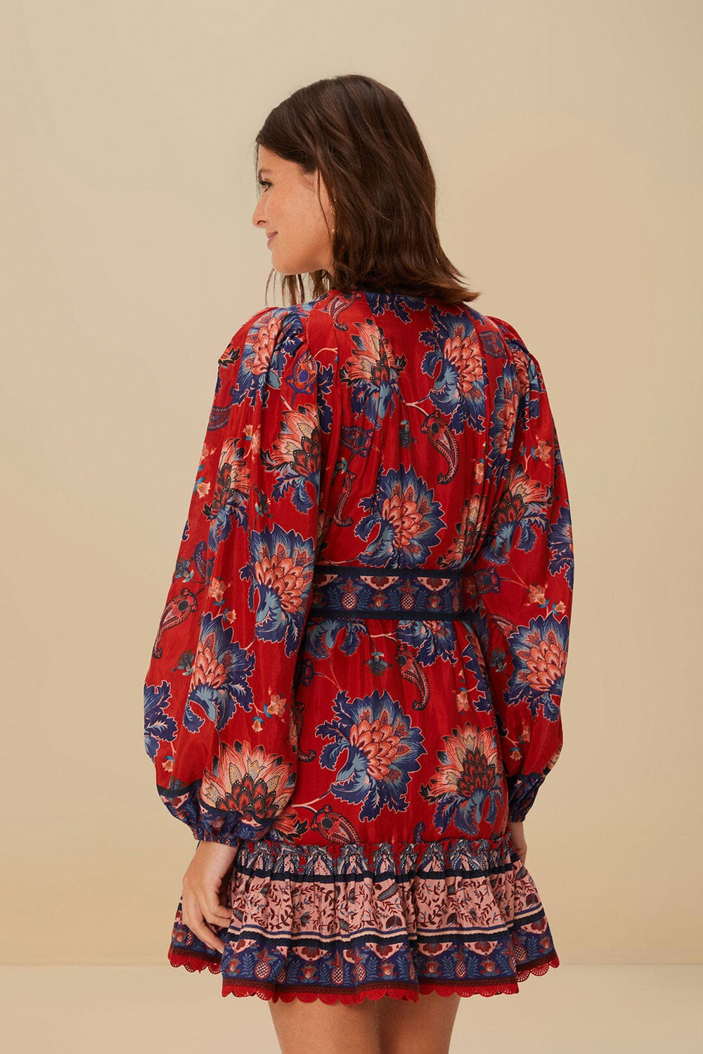 Red Luang Mini Dress | FARM Rio Near Me