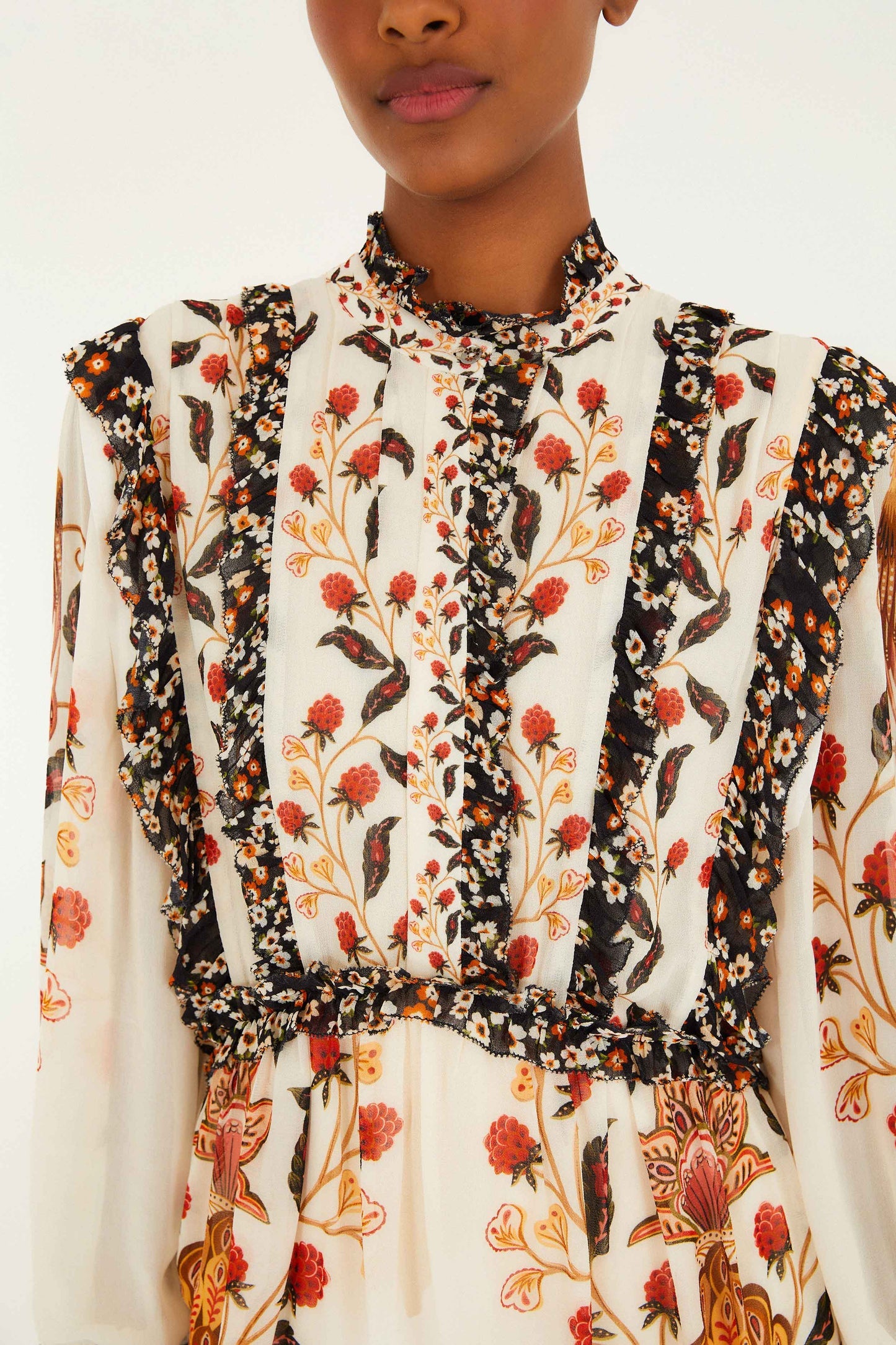 Cream Berry Garden Mini Dress | FARM Rio | FARM Rio