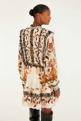 Cream Berry Garden Mini Dress | FARM Rio | FARM Rio