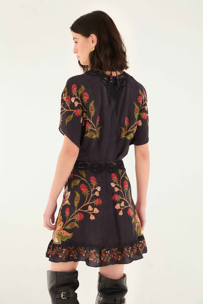 Black Berry Garden Mini Dress | FARM Rio | FARM Rio For Sale