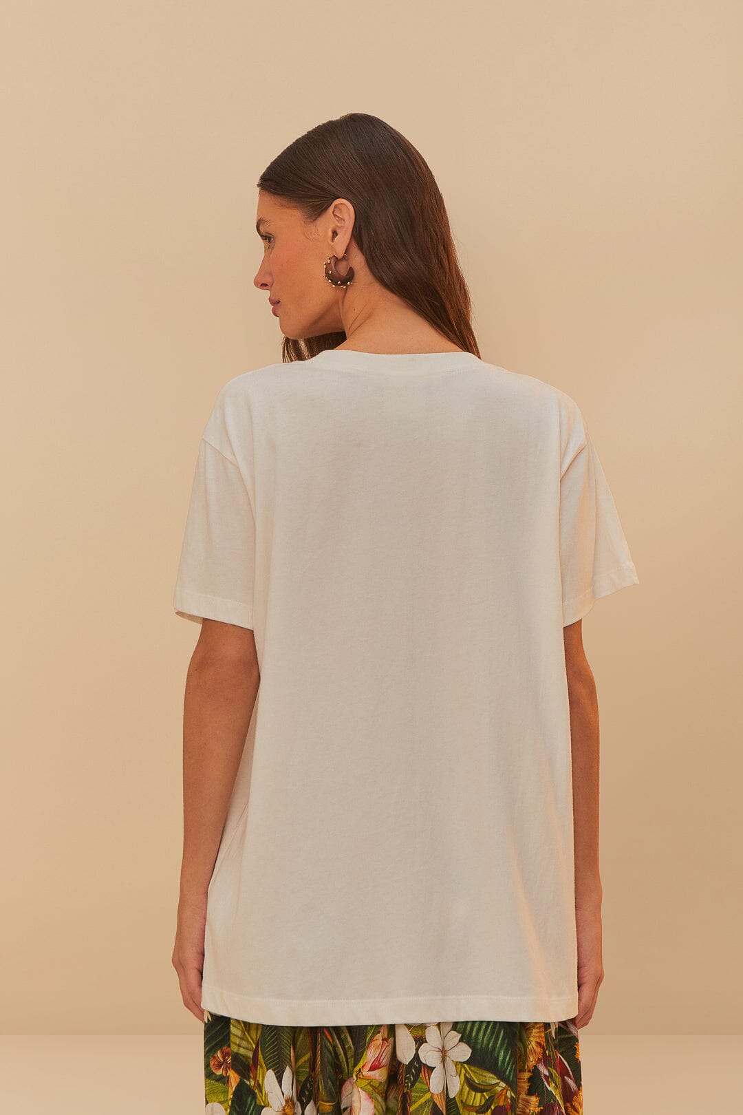 Off-White Buena Gente Relaxed T-Shirt | FARM Rio Online
