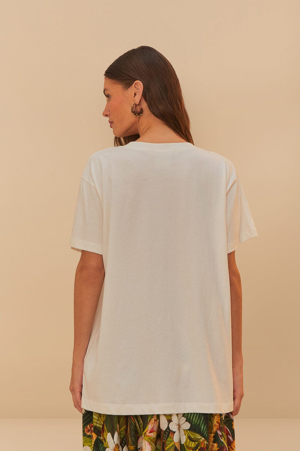 Off-White Buena Gente Relaxed T-Shirt | FARM Rio Online