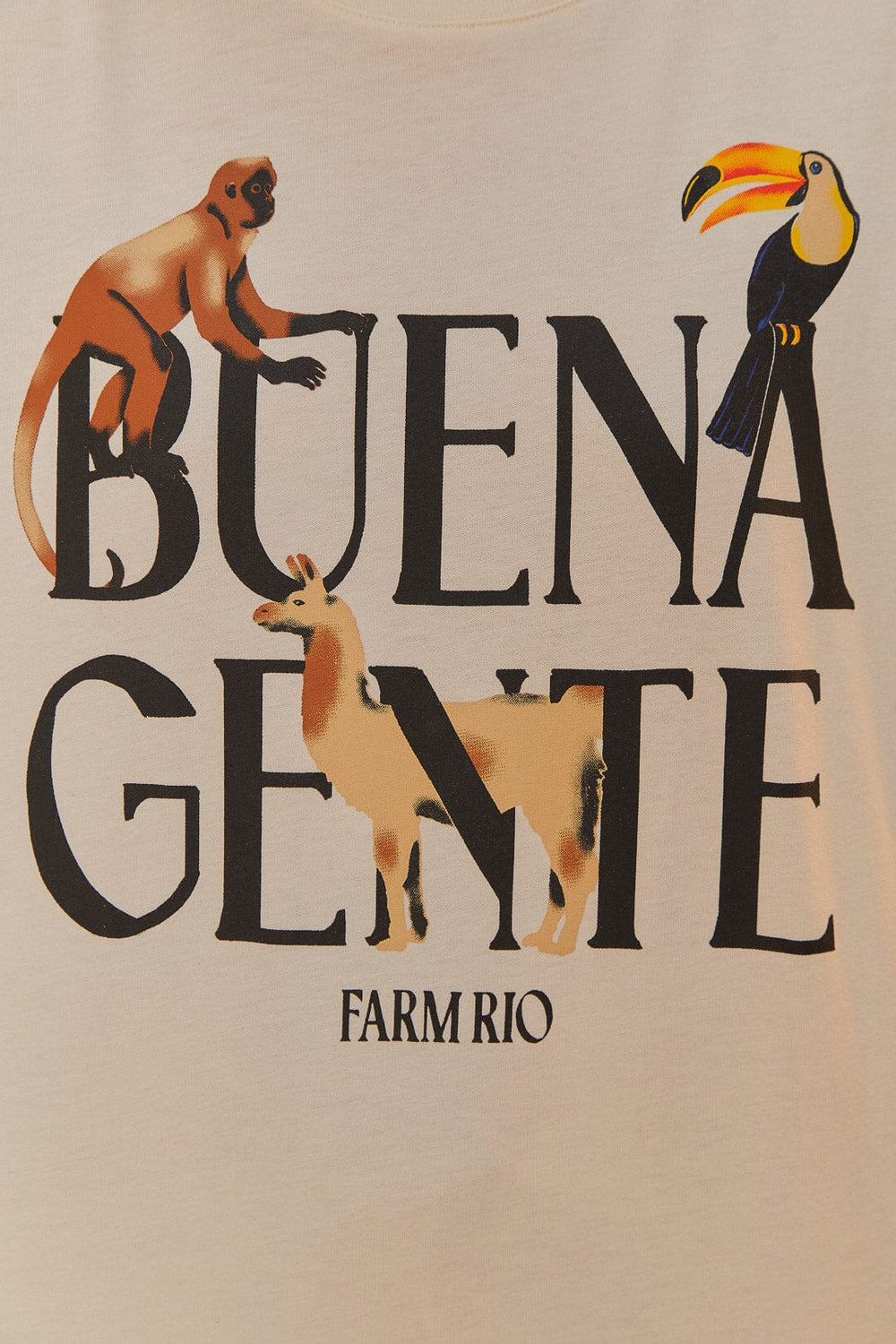 Off-White Buena Gente Relaxed T-Shirt | FARM Rio Online