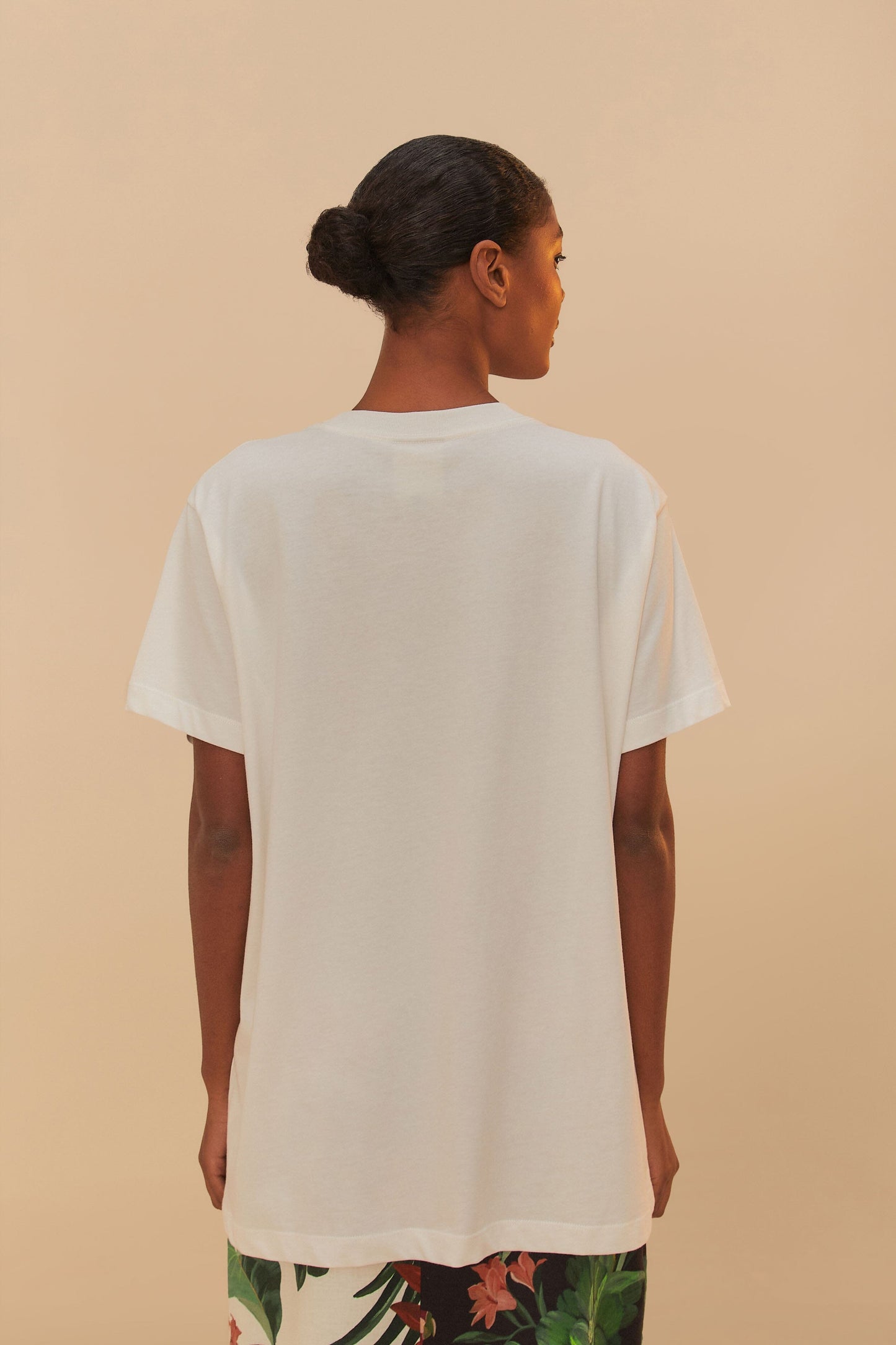 Off-White America Latina Relaxed T-Shirt | FARM Rio Discount