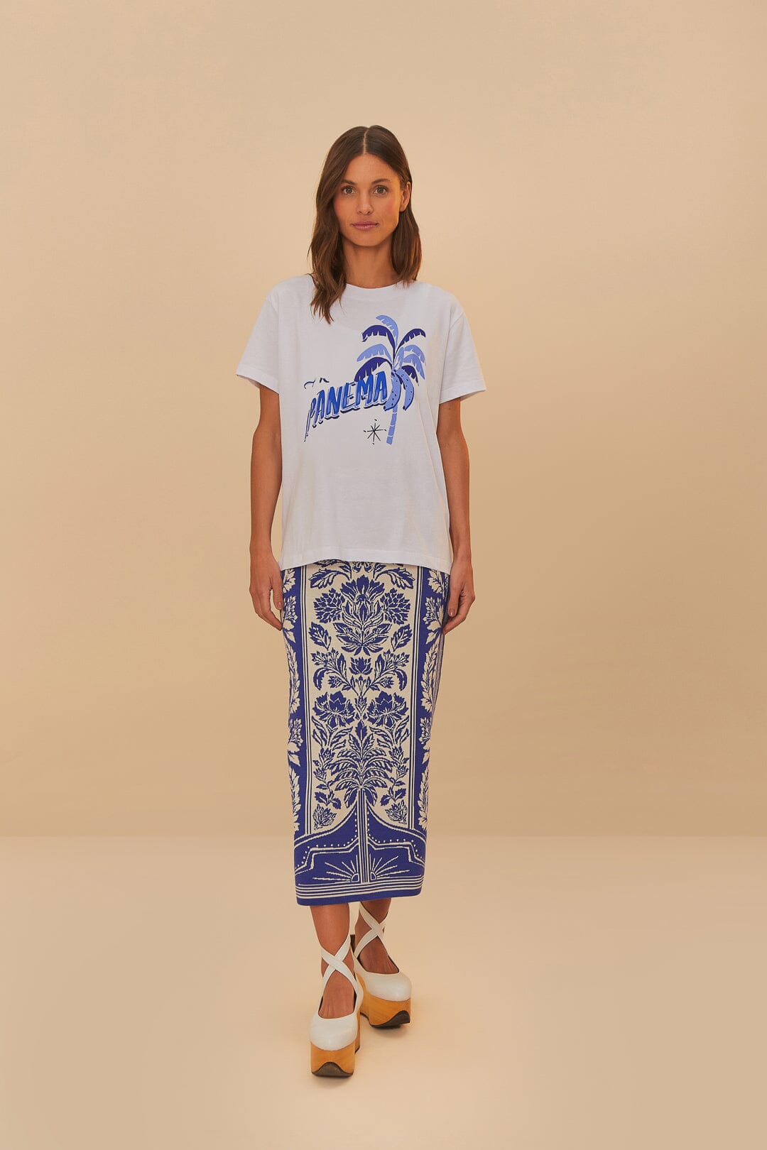 Off-White Girls Rio Ipanema T-Shirt | FARM Rio US