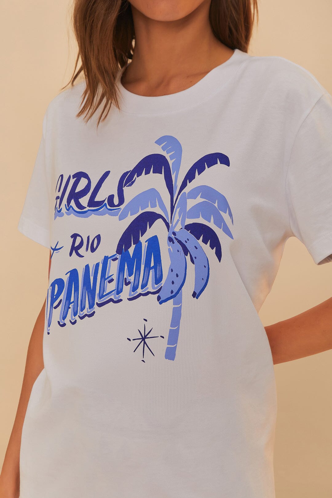 Off-White Girls Rio Ipanema T-Shirt | FARM Rio US