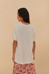 Off-White From Brasil To The World Relaxed T-Shirt | FARM Rio On Sale