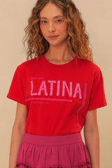 Red Latina T-Shirt | FARM Rio Near Me