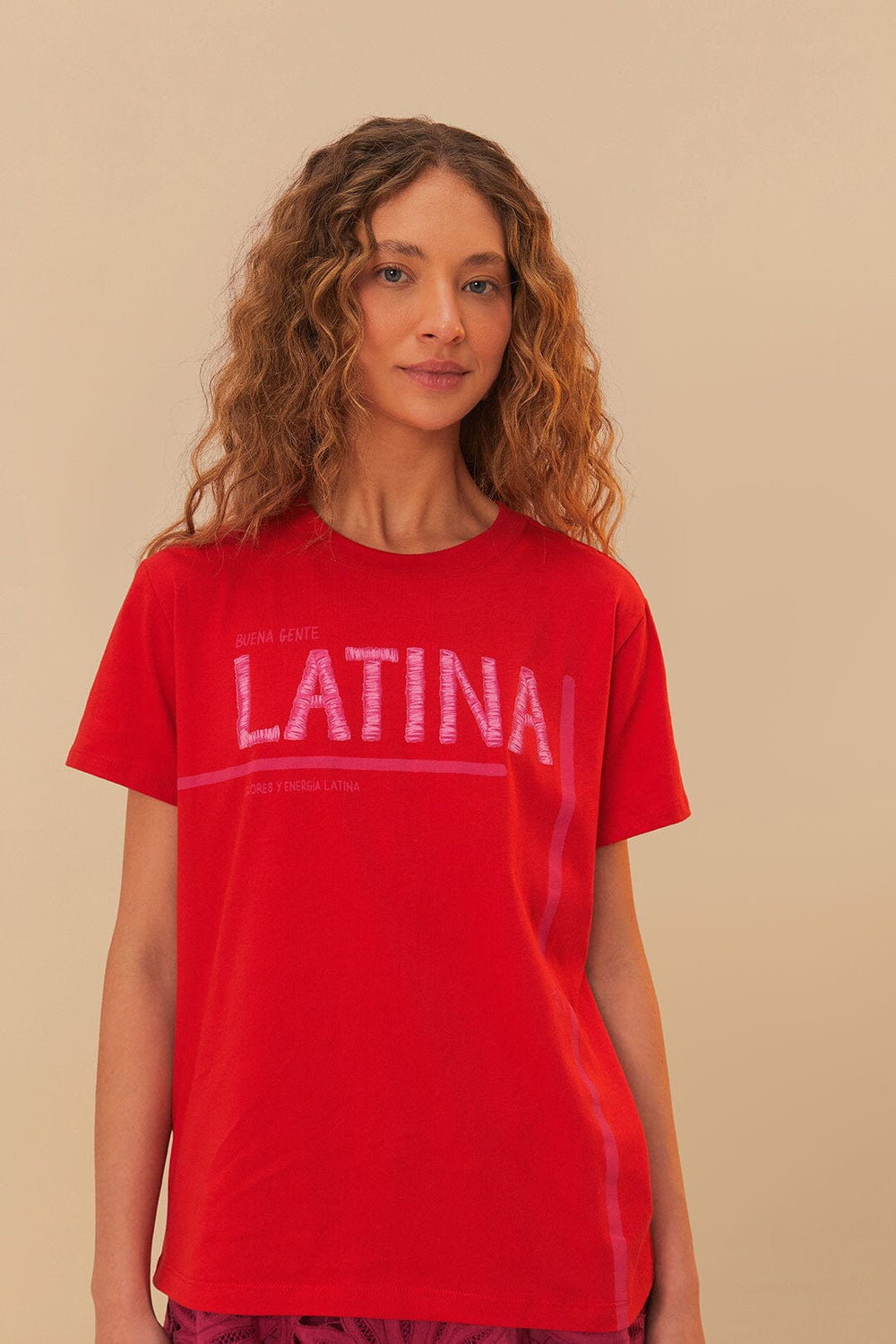Red Latina T-Shirt | FARM Rio Near Me