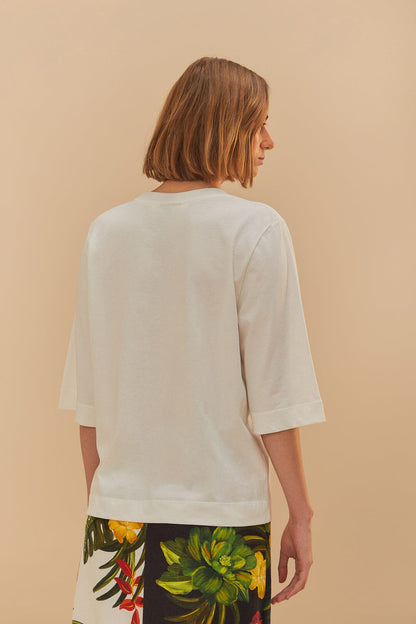 Off-White Nature Lovers Toucans T-Shirt | FARM Rio US