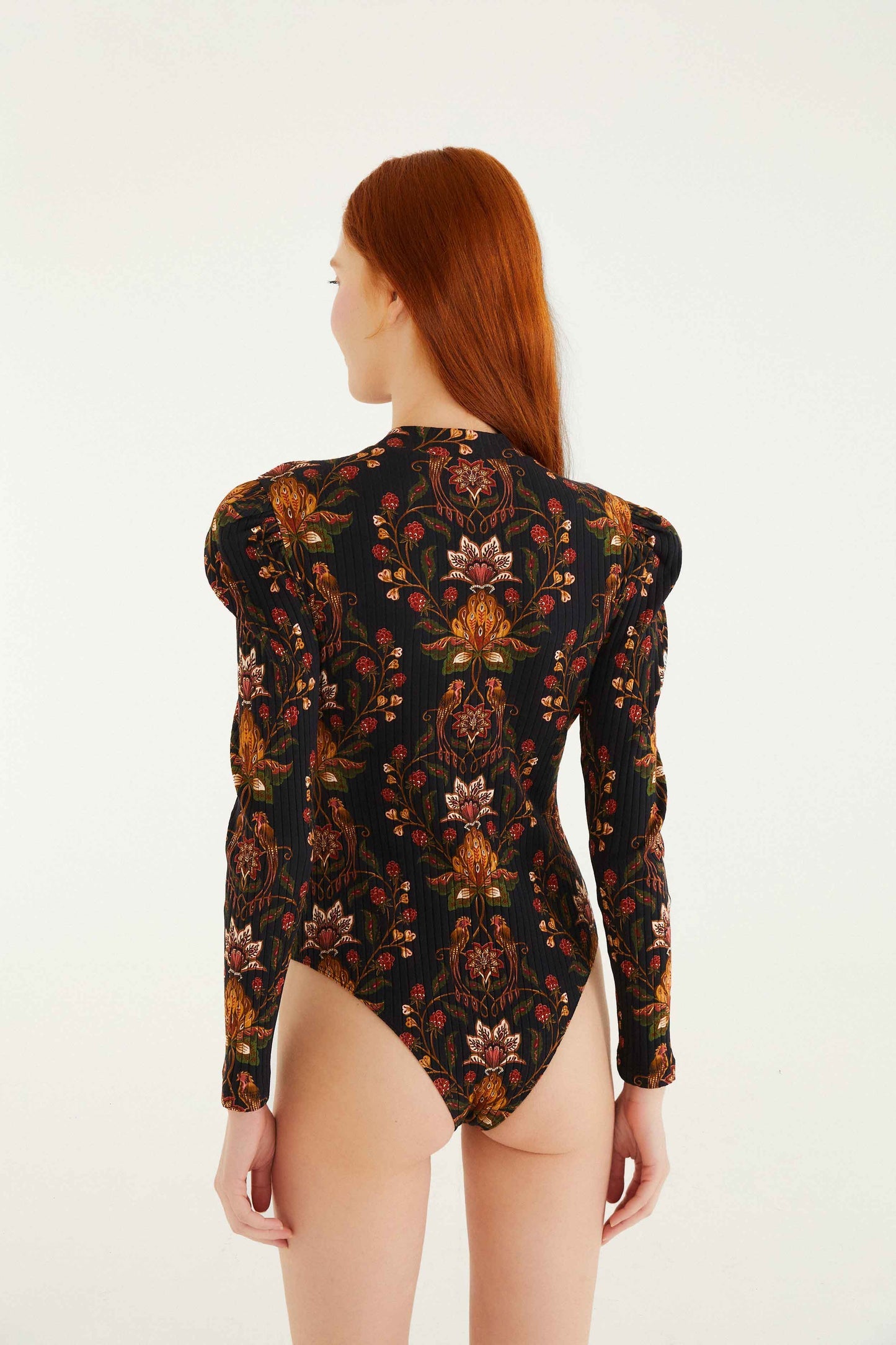 Black Berry Garden Organic Cotton Bodysuit | FARM Rio | FARM Rio For Sale