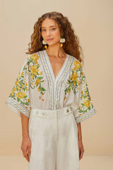 Off-White Sicily Bodysuit | FARM Rio Discount