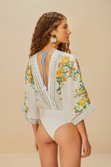 Off-White Sicily Bodysuit | FARM Rio Discount