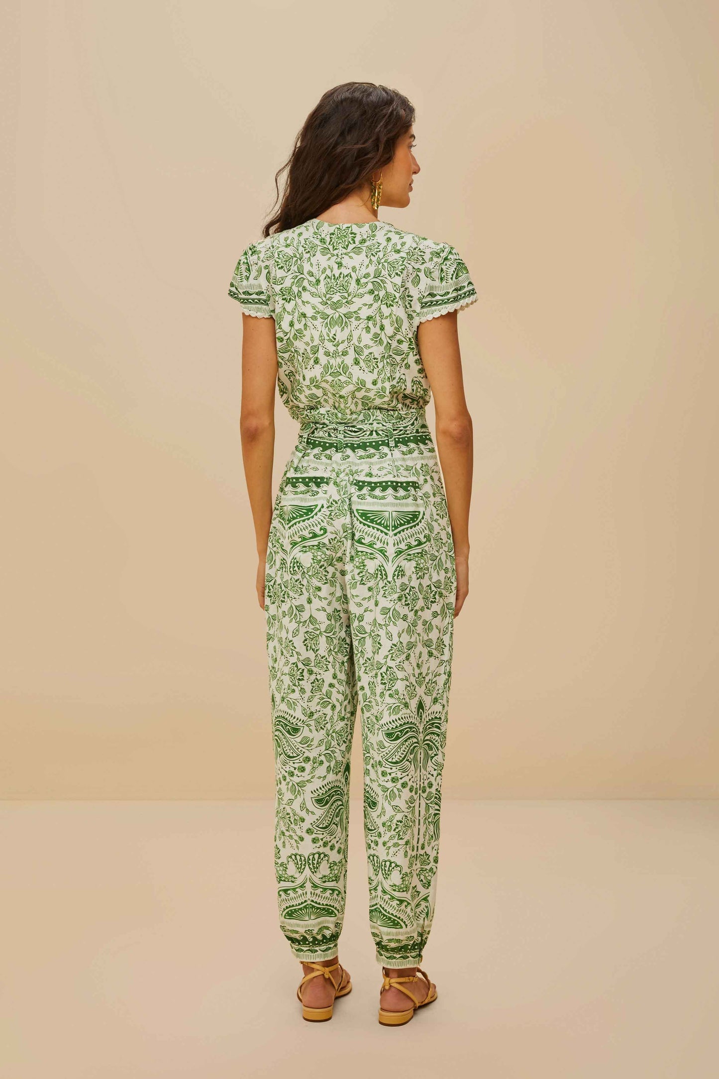 Green River Ride LENZING™ ECOVERO™ Euroflax™ Jumpsuit | FARM Rio Outlet