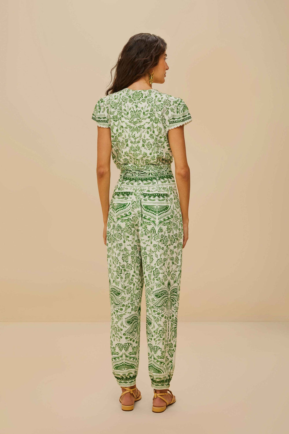 Green River Ride LENZING™ ECOVERO™ Euroflax™ Jumpsuit | FARM Rio Outlet