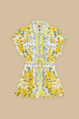 Off-White Sicily Scarf Euroflax™ Premium Linen Romper | FARM Rio On Sale