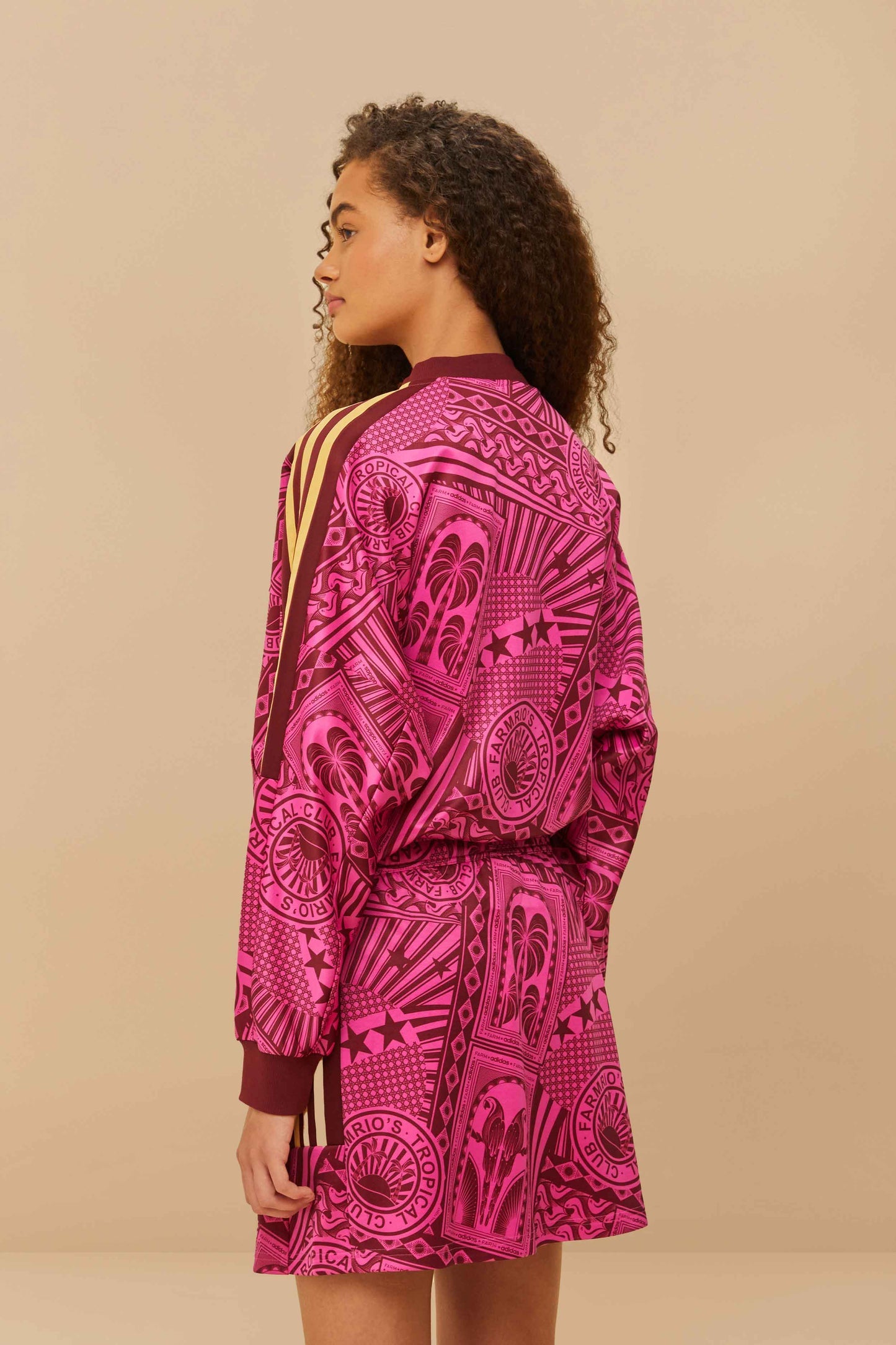 Adidas Tropical Club Pink Skirt | FARM Rio For Sale