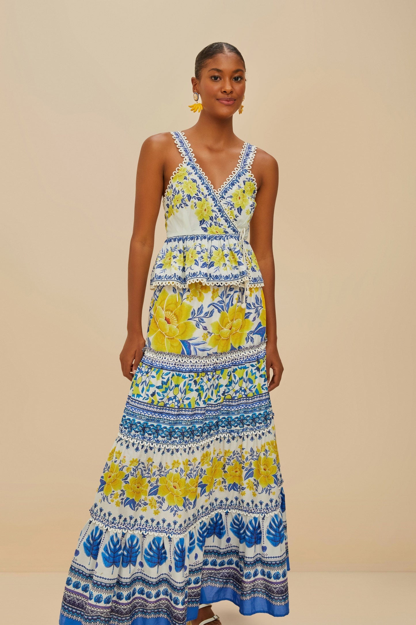 Off-White Zuli Low Rise Maxi Skirt | FARM Rio Online