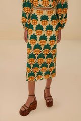 Sand Pineapple Crochet Skirt | FARM Rio On Sale