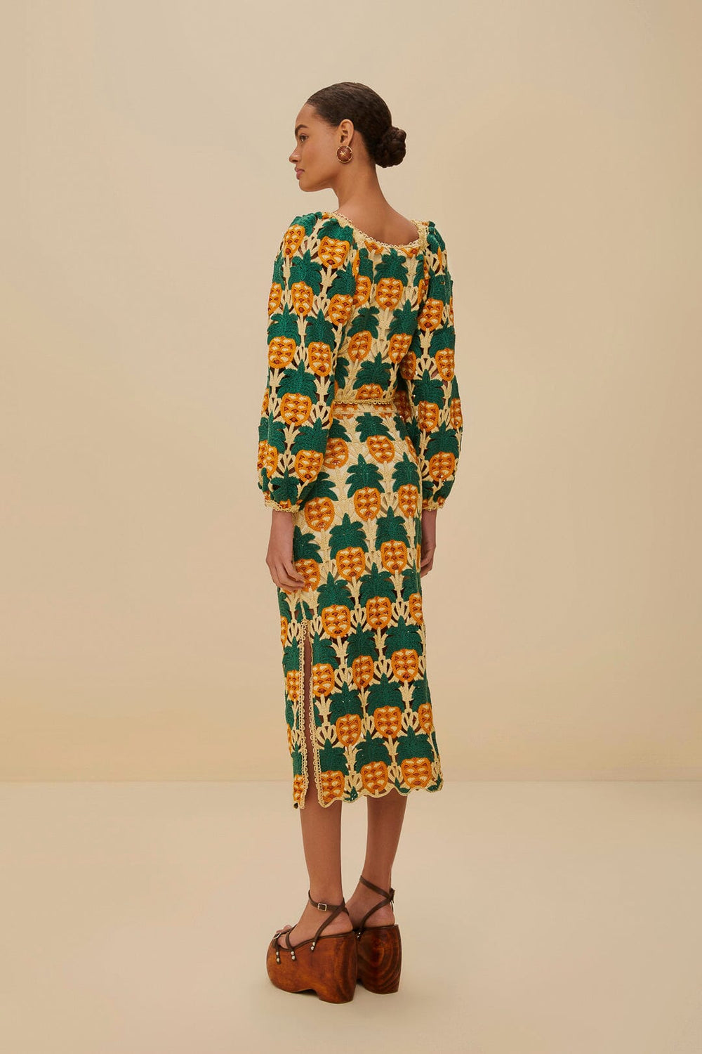 Sand Pineapple Crochet Skirt | FARM Rio On Sale