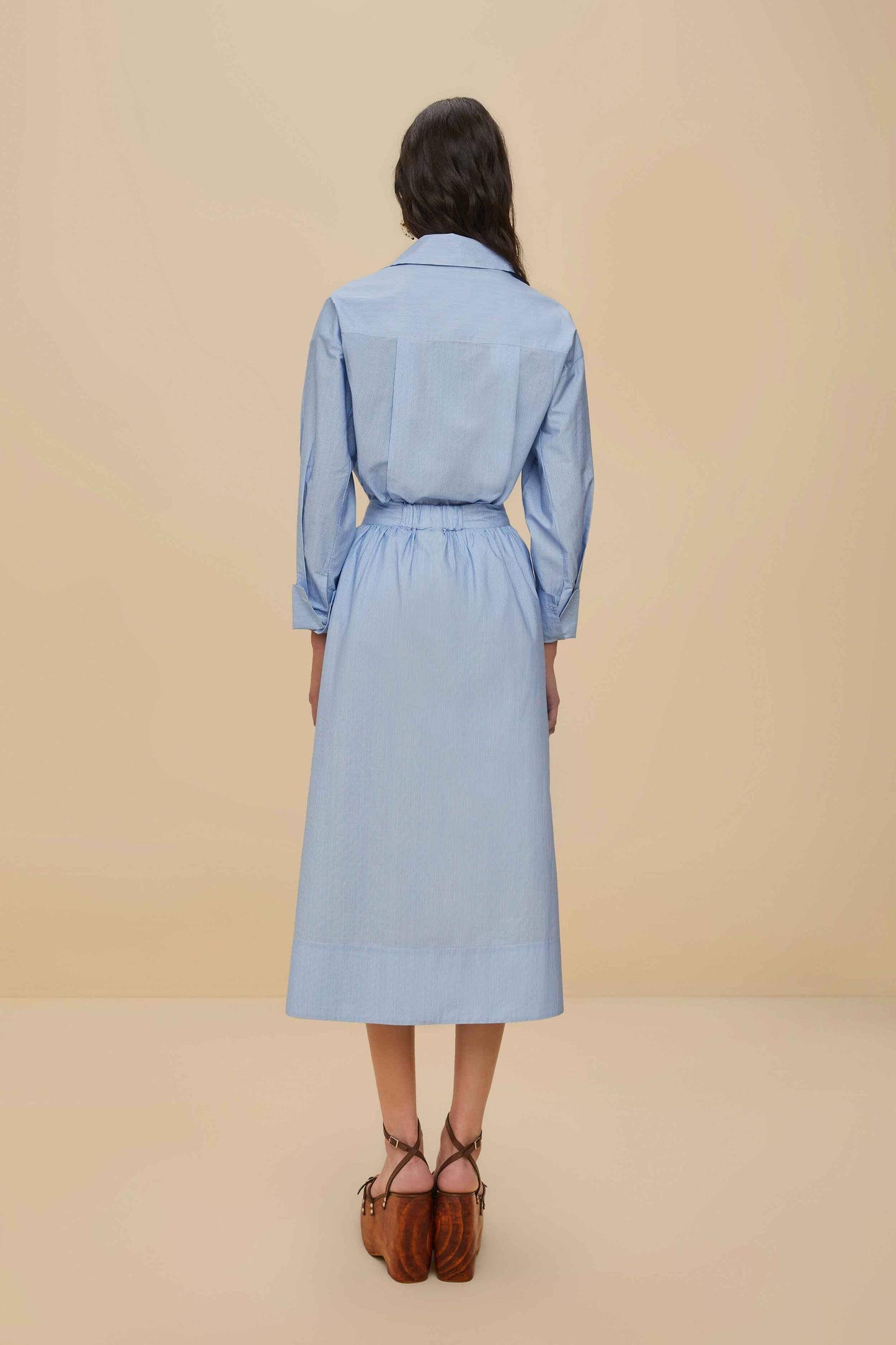 Blue Banana Cocina Striped Midi Skirt | FARM Rio On Sale
