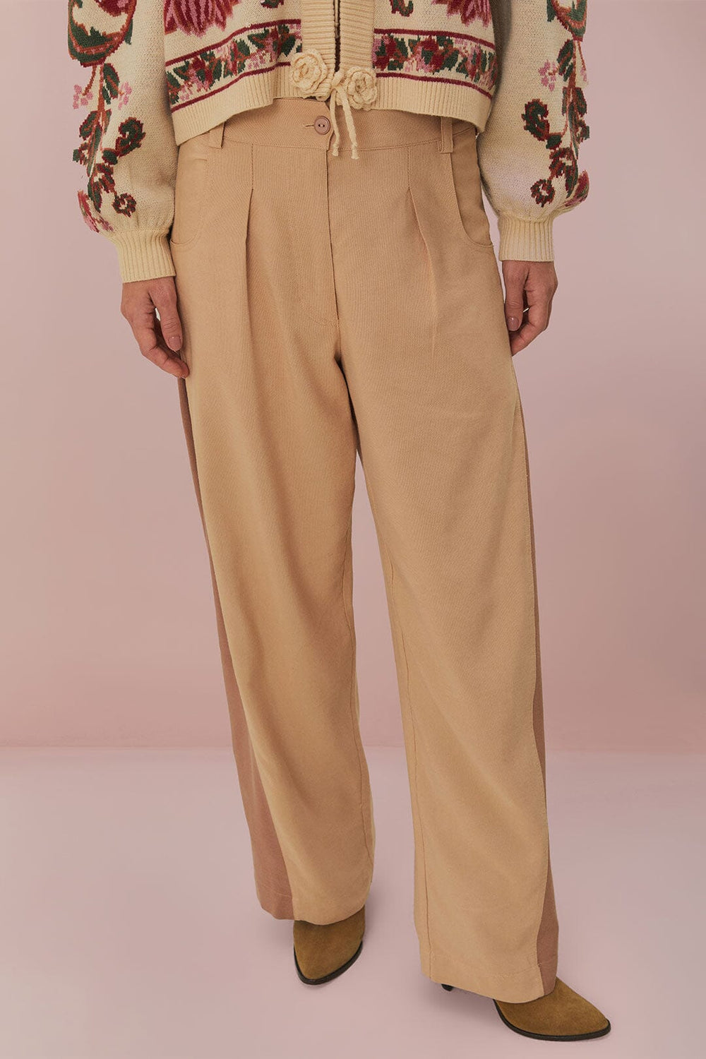 Bicolor High Waist Pants | FARM Rio For Sale