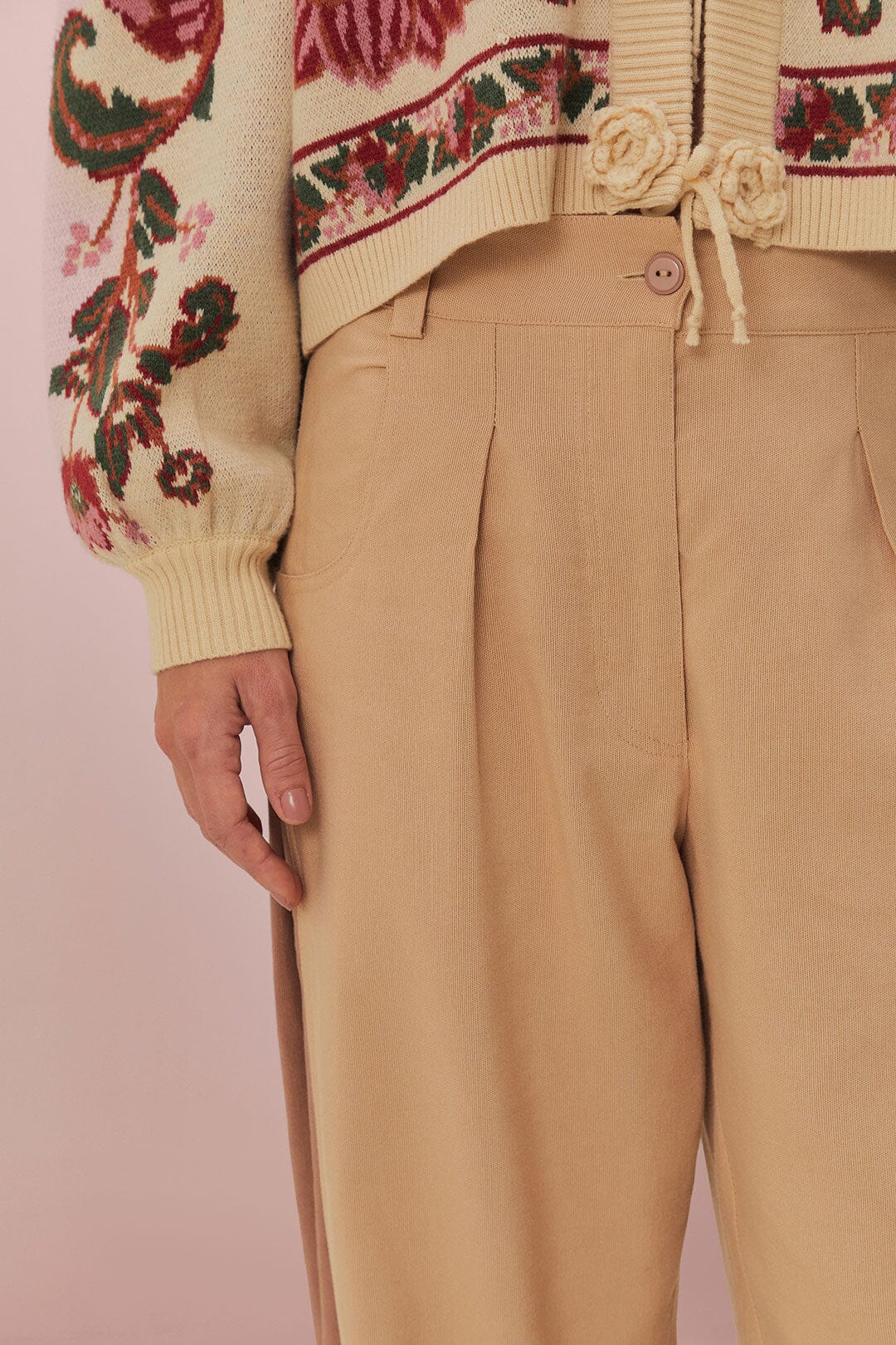 Bicolor High Waist Pants | FARM Rio For Sale