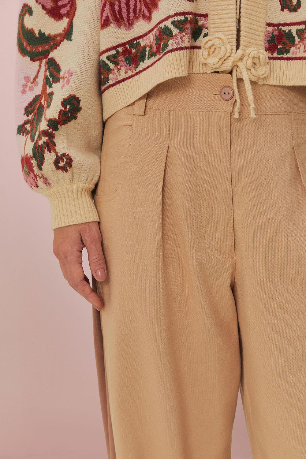 Bicolor High Waist Pants | FARM Rio For Sale