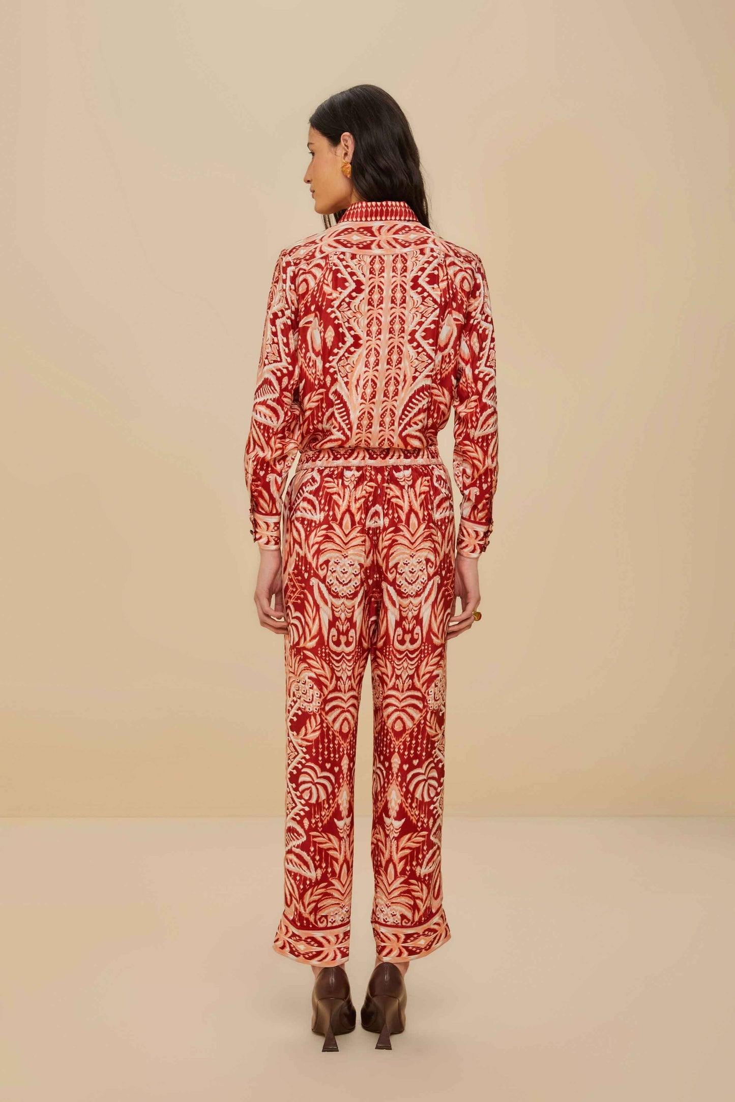 Tropical Tapestry Red Pajama Pants | FARM Rio For Sale