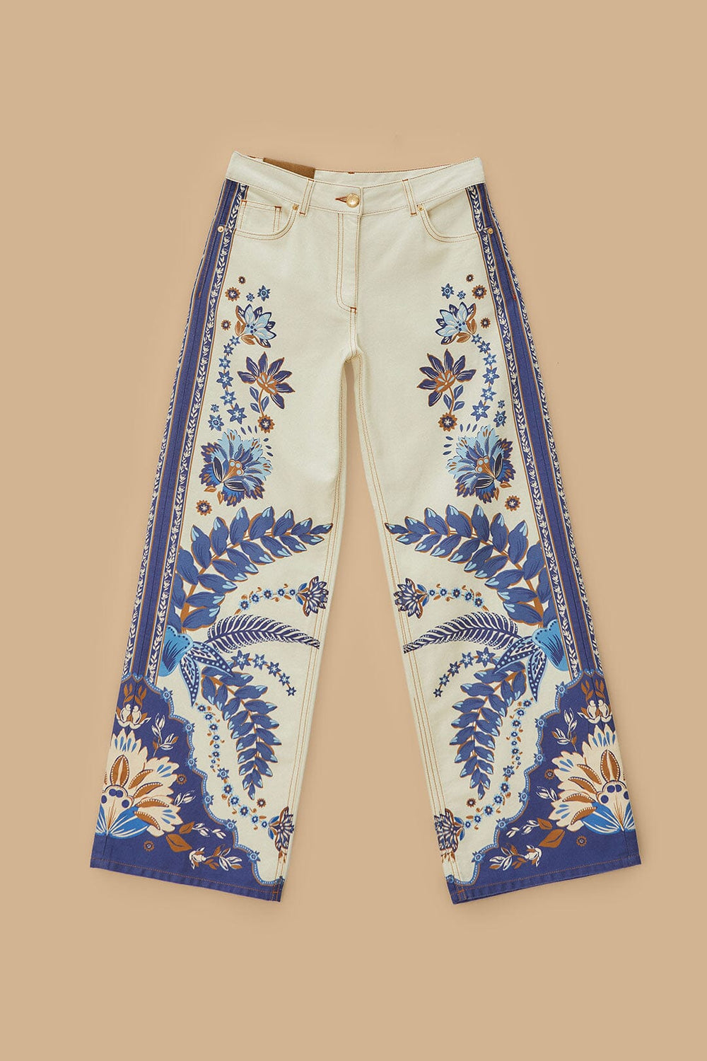 Off-White Encanto Tropical Pants | FARM Rio Online
