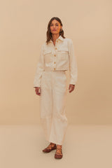 Off-White Twill Laser Carpenter Pants | FARM Rio Discount