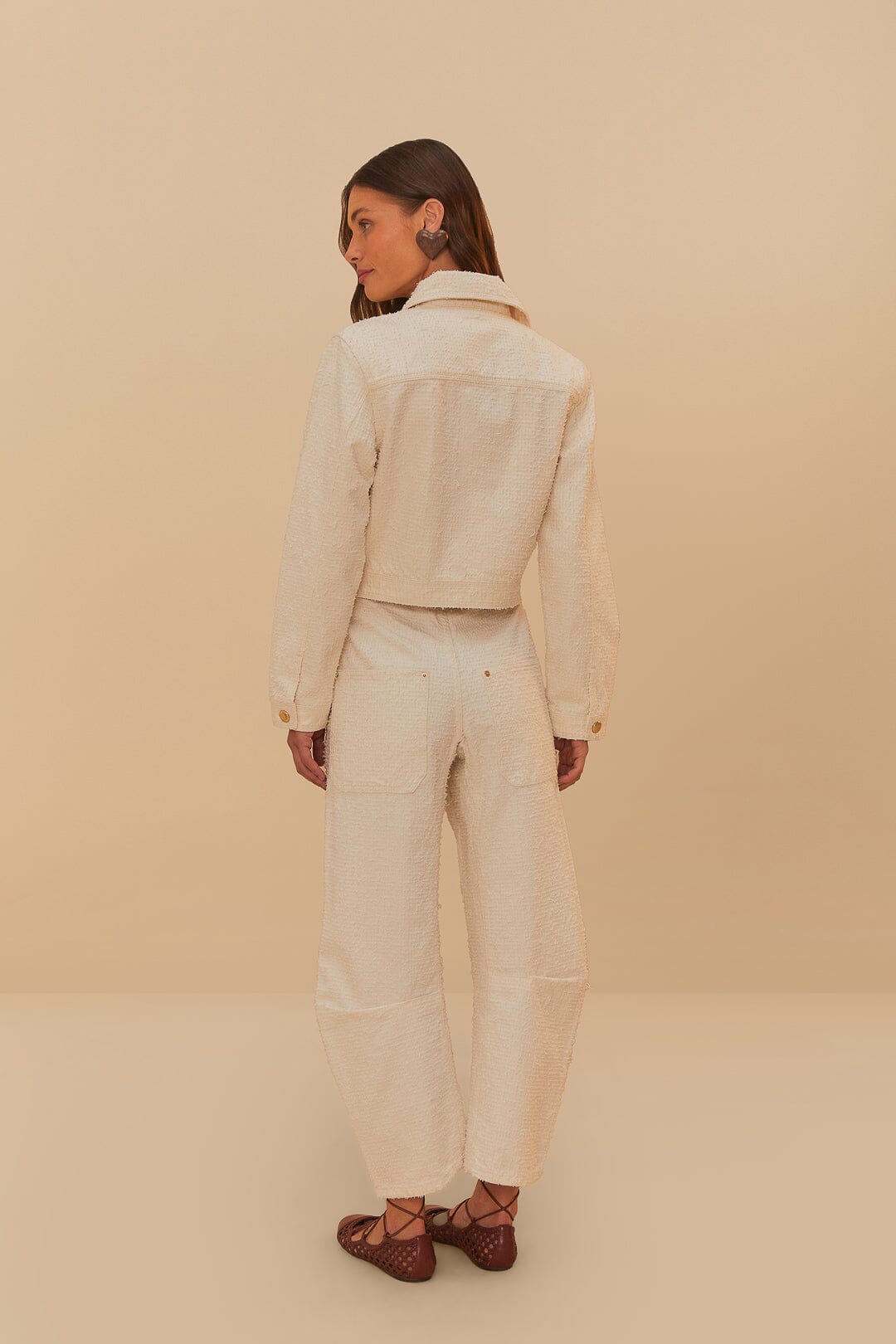 Off-White Twill Laser Carpenter Pants | FARM Rio Discount