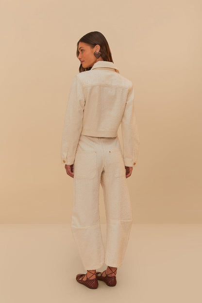 Off-White Twill Laser Carpenter Pants | FARM Rio Discount