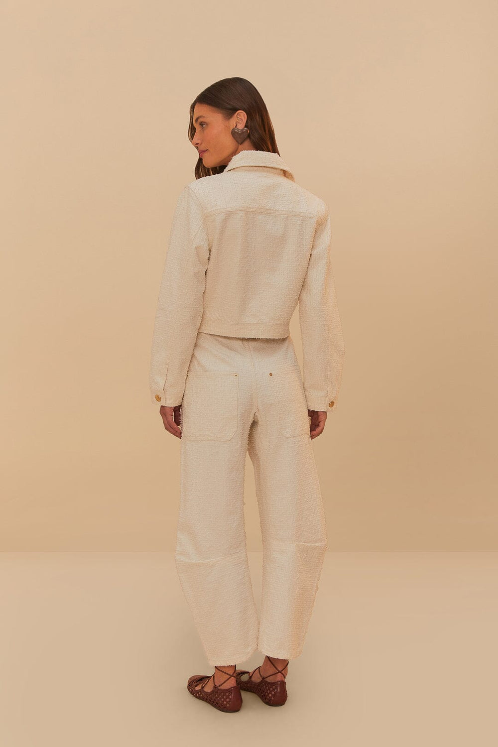 Off-White Twill Laser Carpenter Pants | FARM Rio Discount