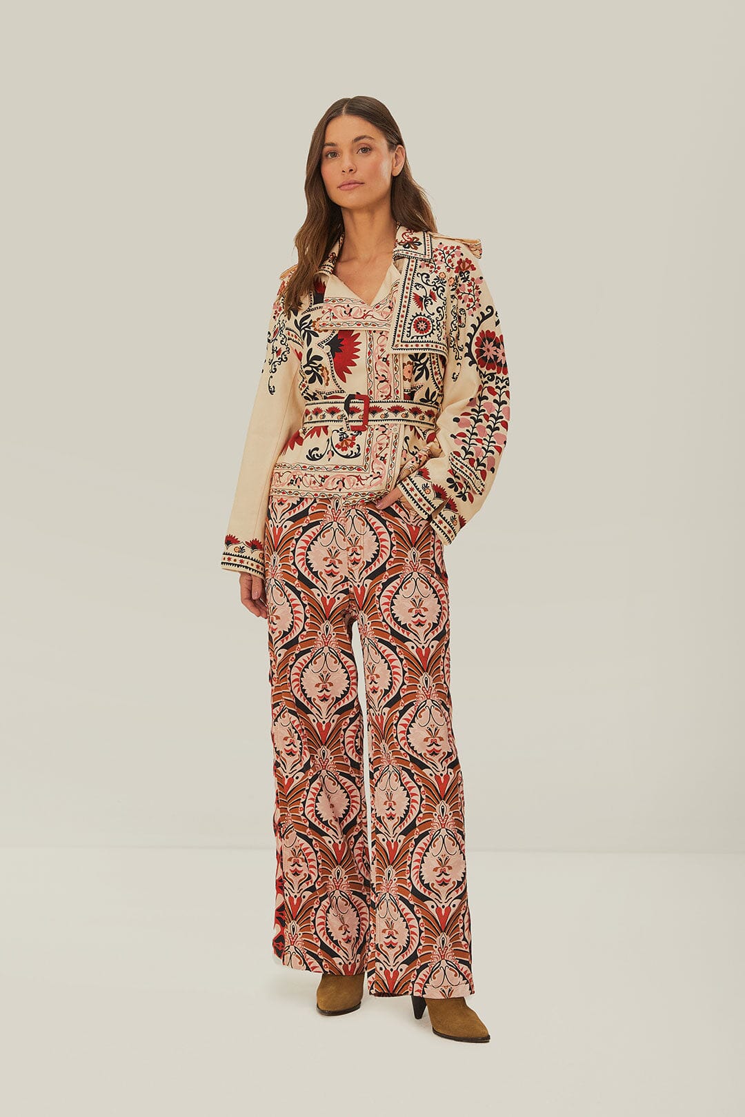 Brown Pineapple Jewelry Pants | FARM Rio Outlet