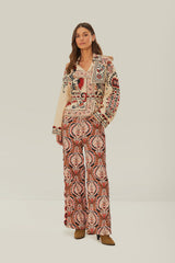 Brown Pineapple Jewelry Pants | FARM Rio Outlet