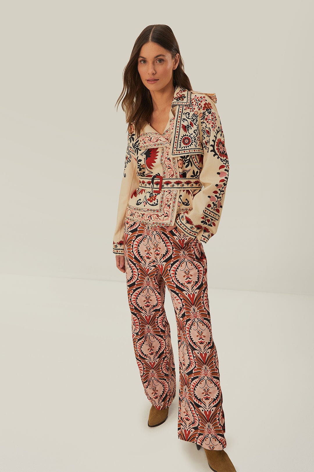 Brown Pineapple Jewelry Pants | FARM Rio Outlet