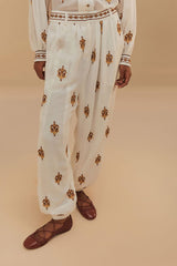 Off-White Anchor Tapestry Embroidered Pants | FARM Rio Online