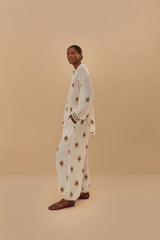 Off-White Anchor Tapestry Embroidered Pants | FARM Rio Online