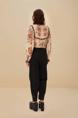 Black Denim Pants | FARM Rio On Sale