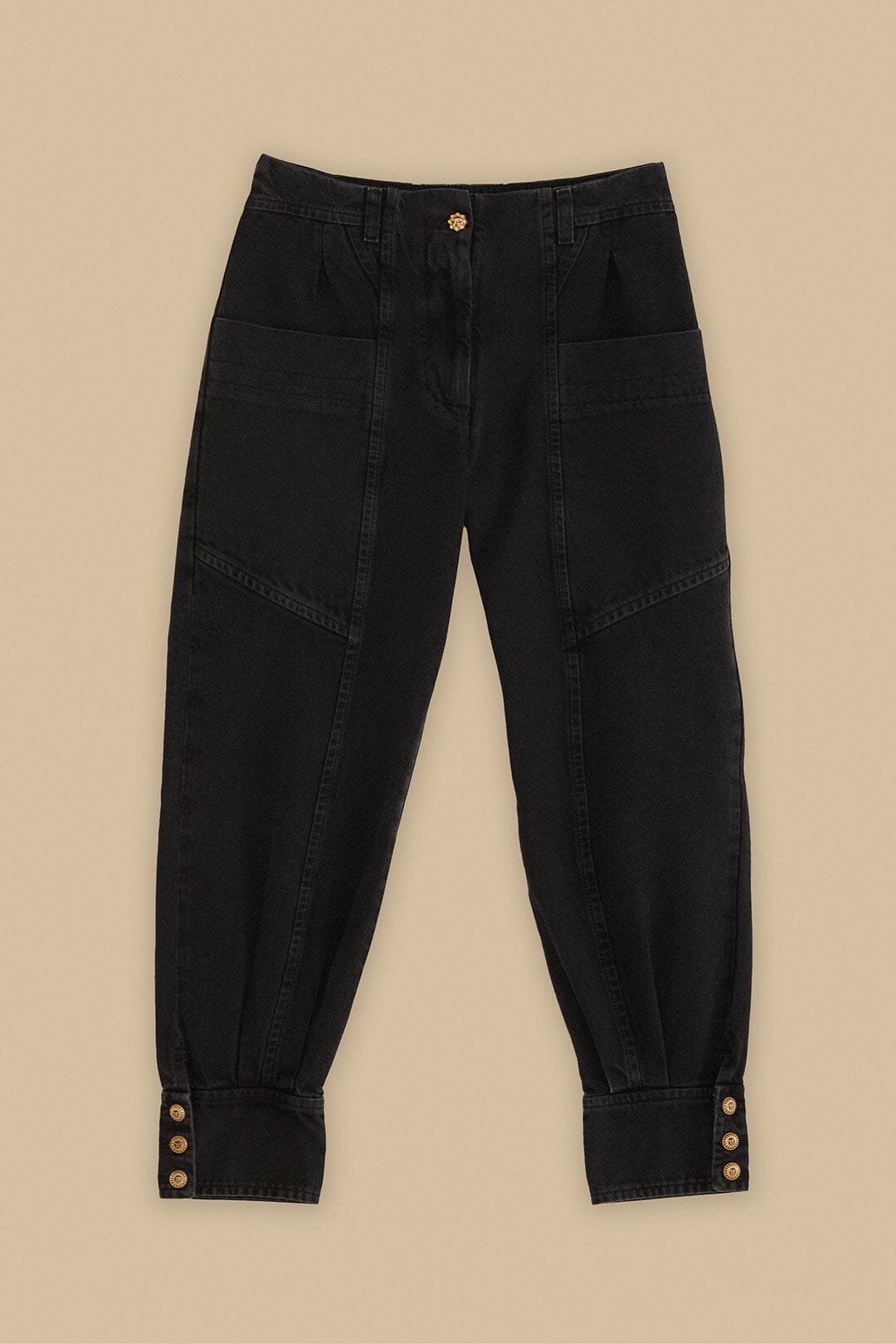 Black Denim Pants | FARM Rio On Sale