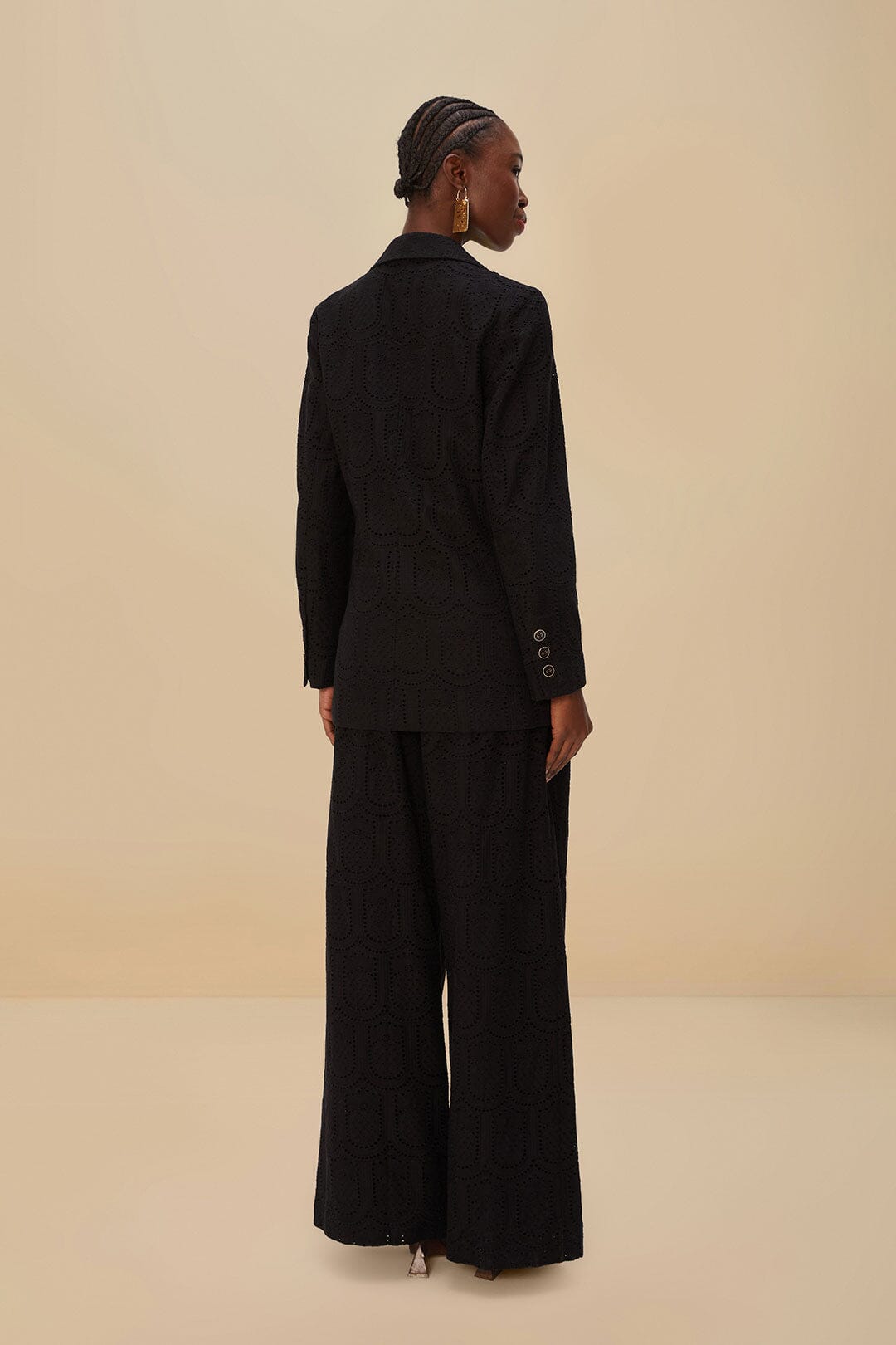 Black Eyelet Pants | FARM Rio Near Me