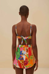 Multicolor Summer Picnic Shorts | FARM Rio On Sale