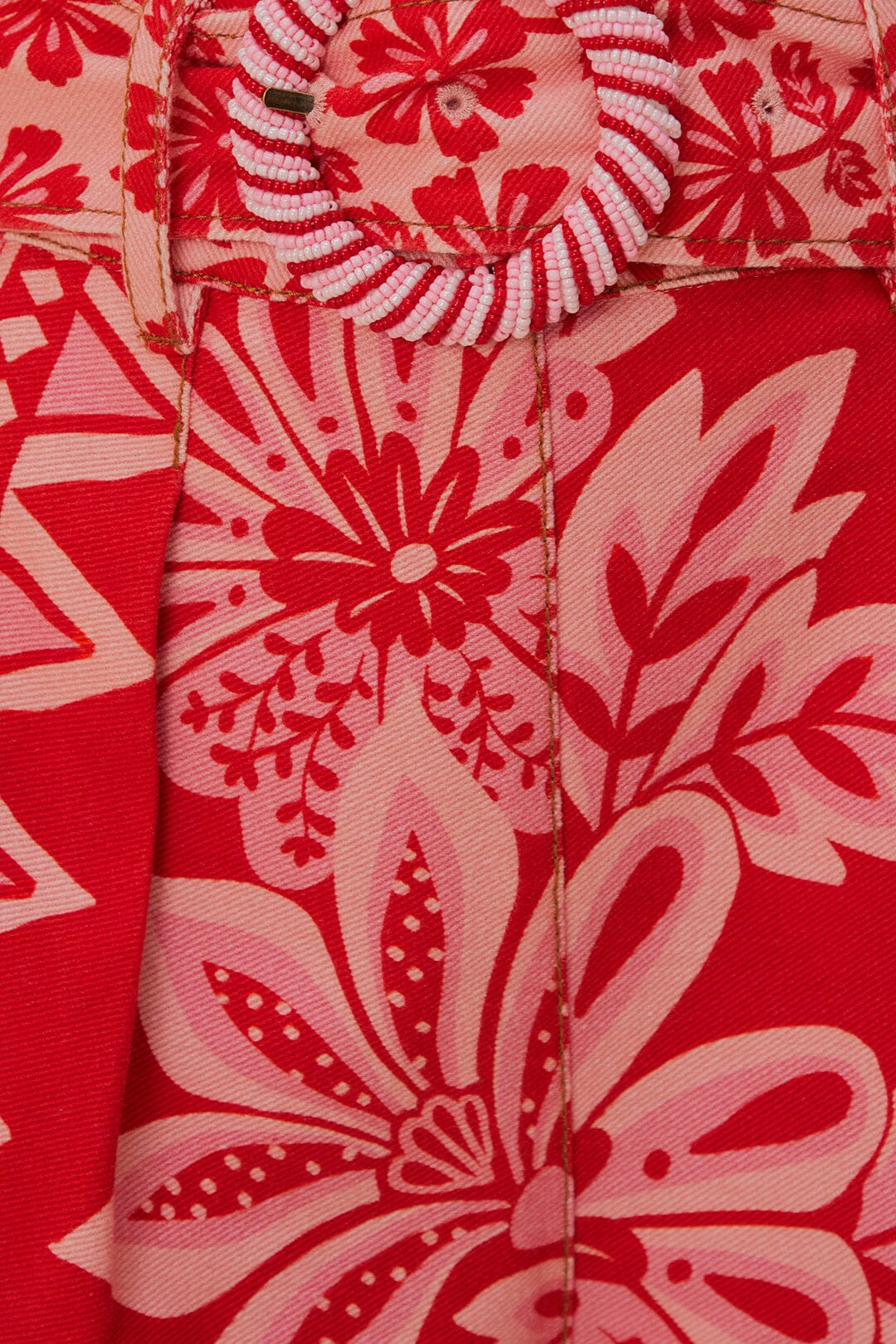 Flora Tapestry Red Shorts | FARM Rio US
