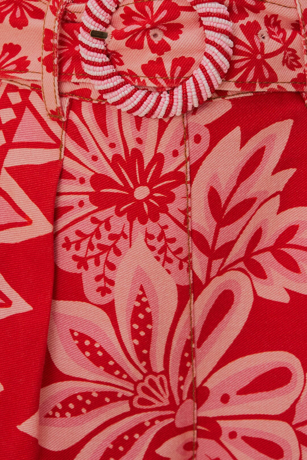 Flora Tapestry Red Shorts | FARM Rio US
