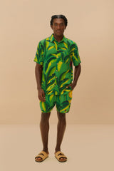 Green Banana Aquarela LENZING™ ECOVERO™ Viscose Shorts | FARM Rio Outlet