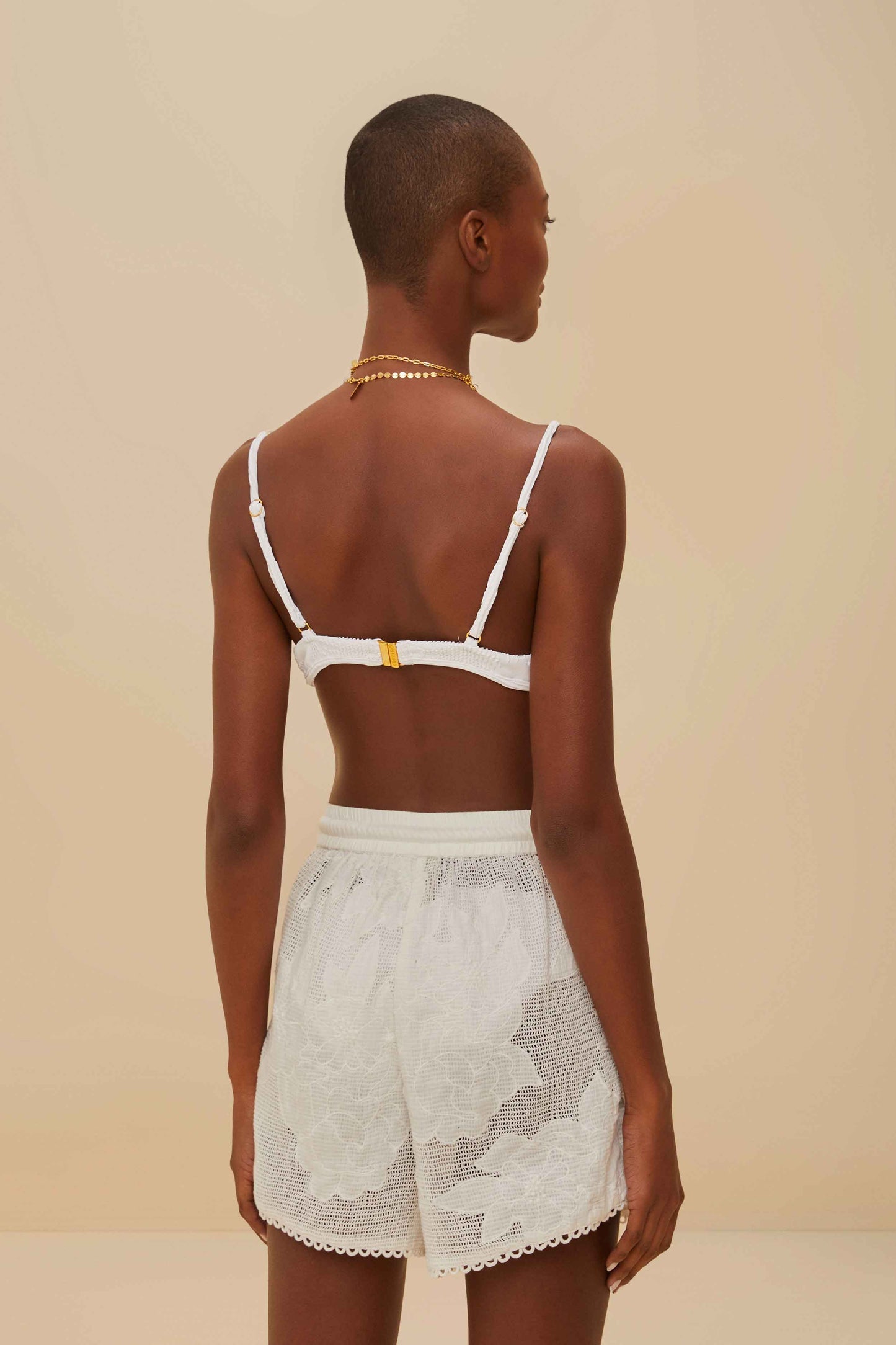 White Flower Shorts | FARM Rio For Sale