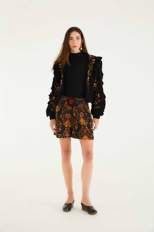 Black Berry Garden Shorts | FARM Rio | FARM Rio Online