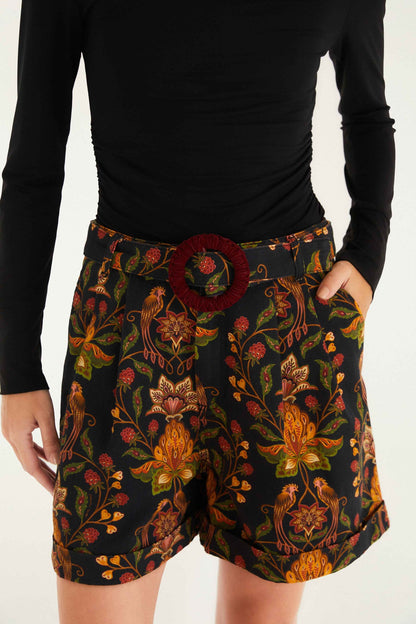 Black Berry Garden Shorts | FARM Rio | FARM Rio Online