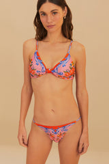 SICILY RUFFLE SIDE FULL BIKINI BOTTOM | FARM Rio Discount